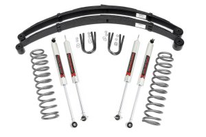 Jeep Cherokee Suspension Lift Kit - Rough Country - 3 Inch Lift Kit | RR Springs | M1 - '84-'01